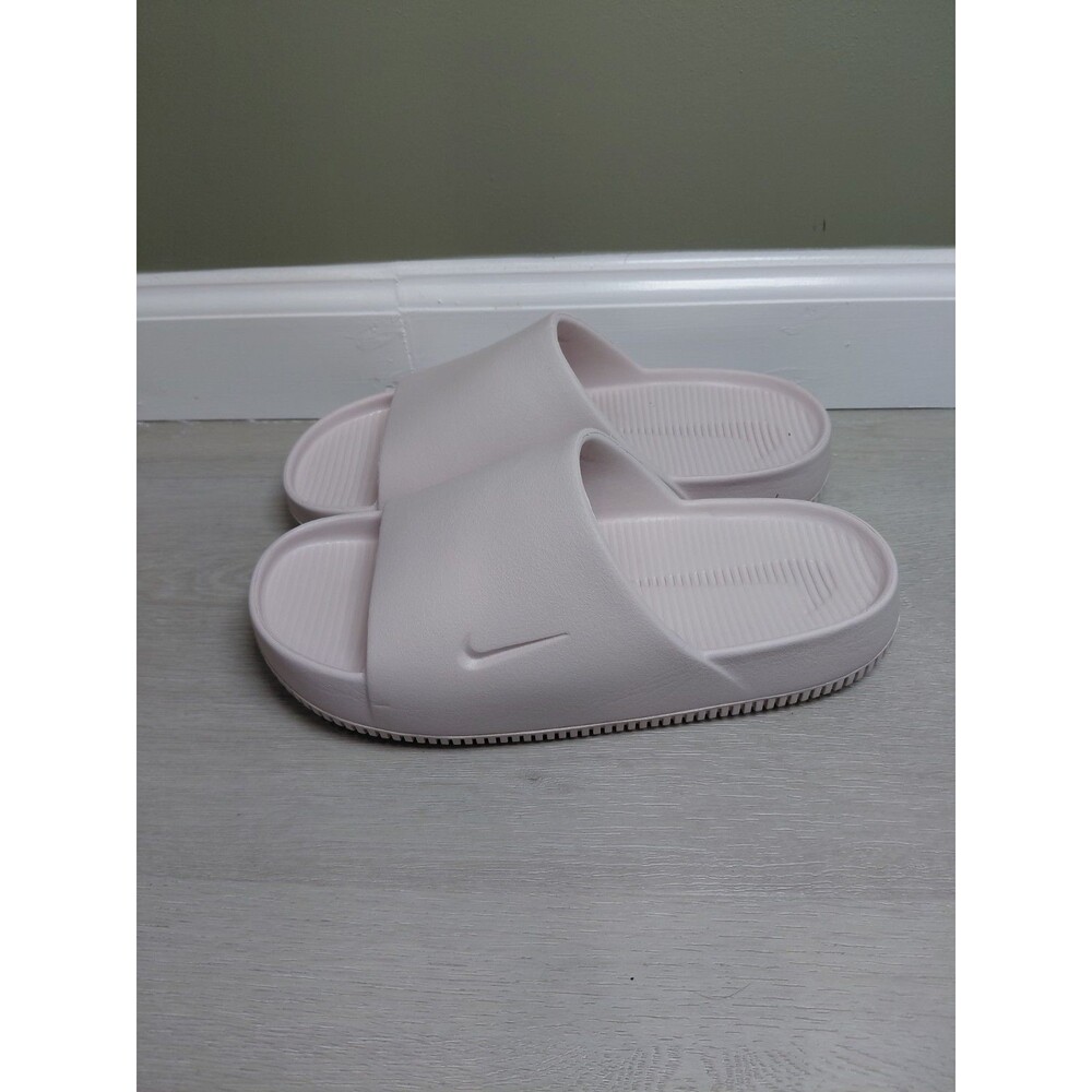 Nike Calm Sandals Barely Rose Unisex Men Size 7 Women Size 8 Light Pink